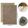 FL43_b Faux Leather : 6 Piece Gold Snake Skin Deluxe (FL43)