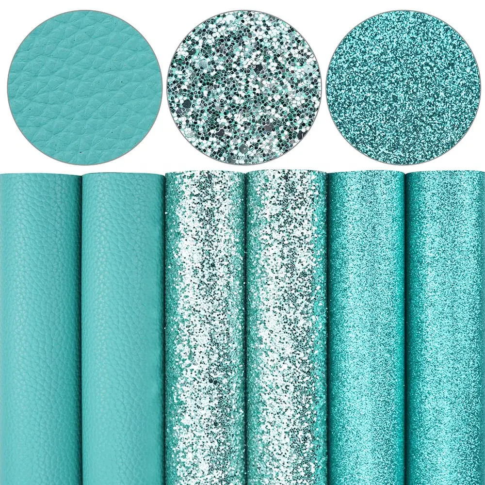 Faux Leather : 6 Piece Turquoise Deluxe (FL50)