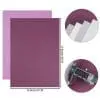 Faux Leather : 7 Piece Purple Holographic Butterfly & Mermaid Mix (FL52)
