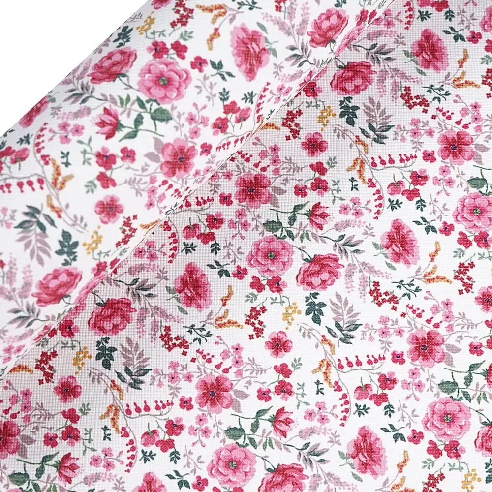 FL54_f Faux Leather : 8 Piece Pretty Floral Range (FL54)
