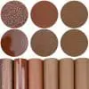Faux Leather : 6 Piece Coffee Tone Range (FL55)