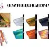 Adhesive Vinyl : 12 by 12 inch Permanent Glossy Holographic