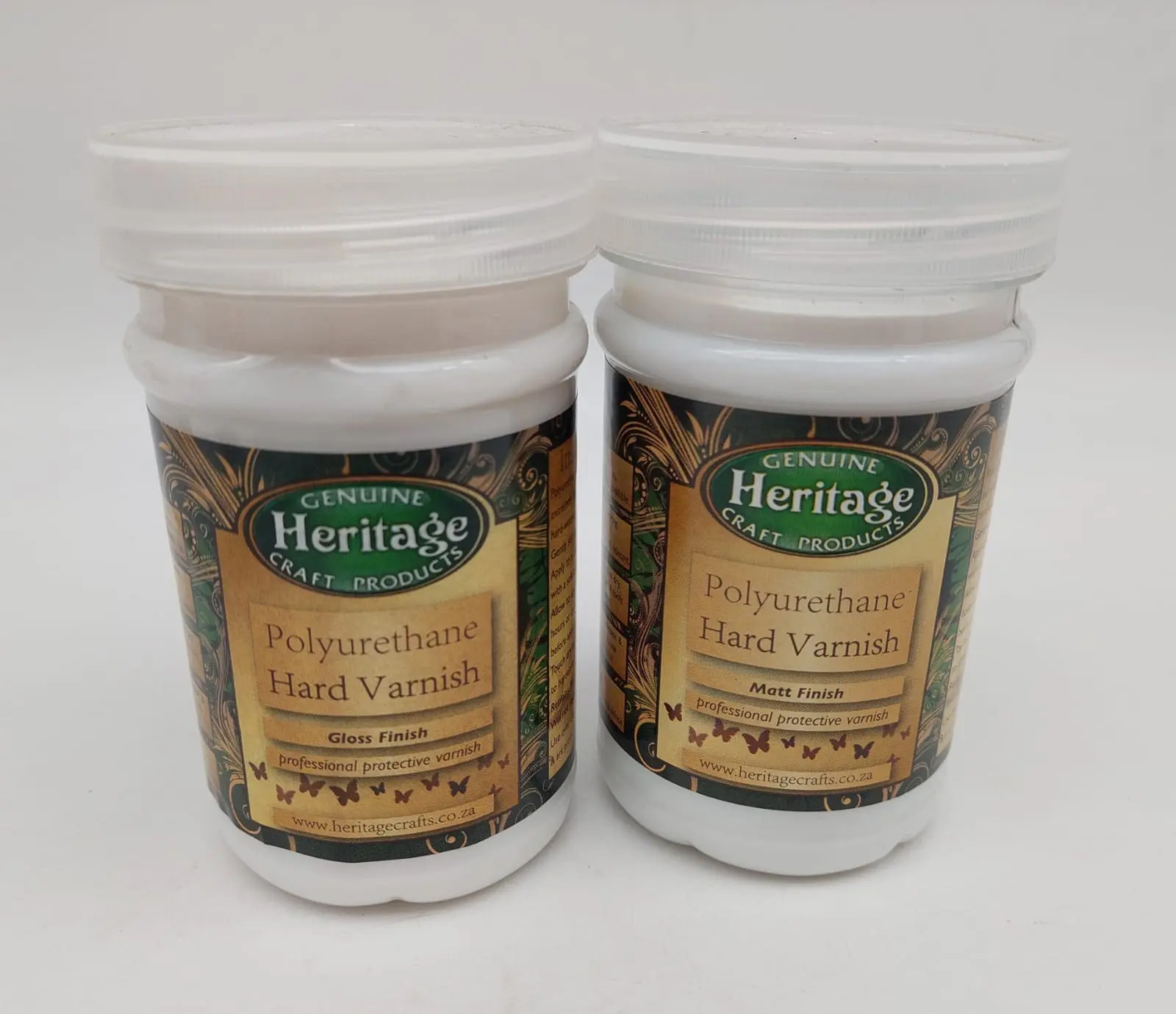 Heritiage_Polyurethane_HardVarnishBoth Arts & Crafts : Heritage Polyurethane Hard Varnish