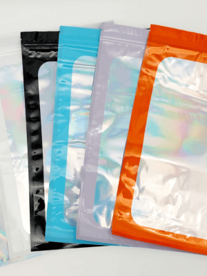 Resealable Holographic Zipper Lock Bags