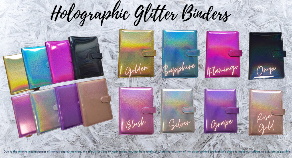 HolographicGlitter_MainPicture2 Binders : Glitter Holographic Binders