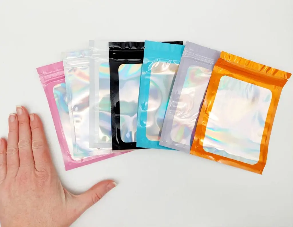 Resealable Holographic Zipper Lock Bags