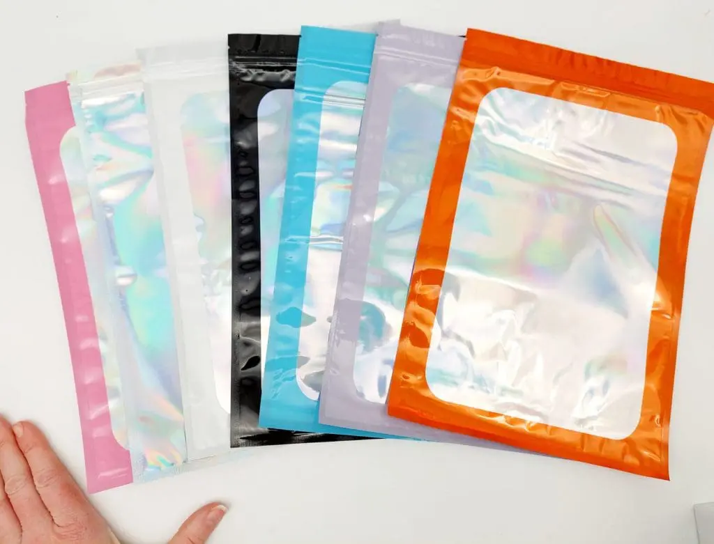Resealable Holographic Zipper Lock Bags