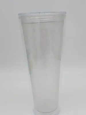 24oz Acrylic Glow in the dark pre-drilled hole for snow globe