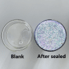 Sublimation Blanks : Double Walled Snow Glass Bamboo Tumblers (Libbey) with pre-drilled hole for snow globe for Sublimation