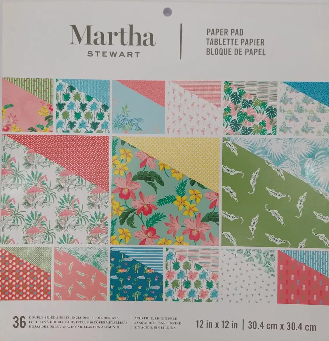 MS_1 Printed Cardstock Books : Martha Stewart Jungle Theme