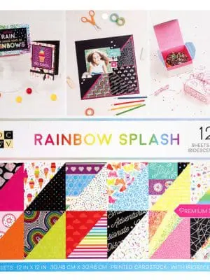 Rainbow Splash Printed Cardstock Books : Rainbow Splash