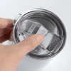 Sublimation Blanks : 12oz Gin/Coffee /22oz Fatty Clear Slider Replacement Tumbler Lids