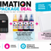 Sublimation Printer Package Deal : A4 Epson EcoTank L3351 Colour WiFi 3-in-1 Printer