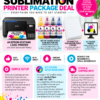 Sublimation Printer Package Deal : A4 Epson EcoTank L3351 Colour WiFi 3-in-1 Printer