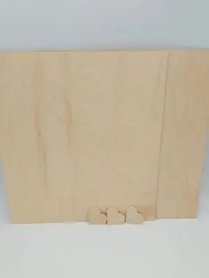 Basswood Sheets 30cm by 27cm (Set of 2) for Cricut or Laser
