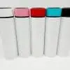 Sublimation Tumblers : 17oz (500ml) LED Temperature Display Smart Touch Straight Tumbler