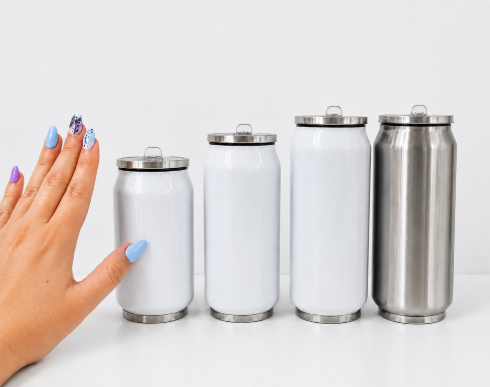 ColaCan3 Sublimation Blanks : Cola Can Tumbler (280ml, 380ml & 450ml)