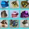 Foil_All_Colours Arts & Crafts : Hot Stamping Foil for Lazer Tonner & Textile (A4, Packs of 5)