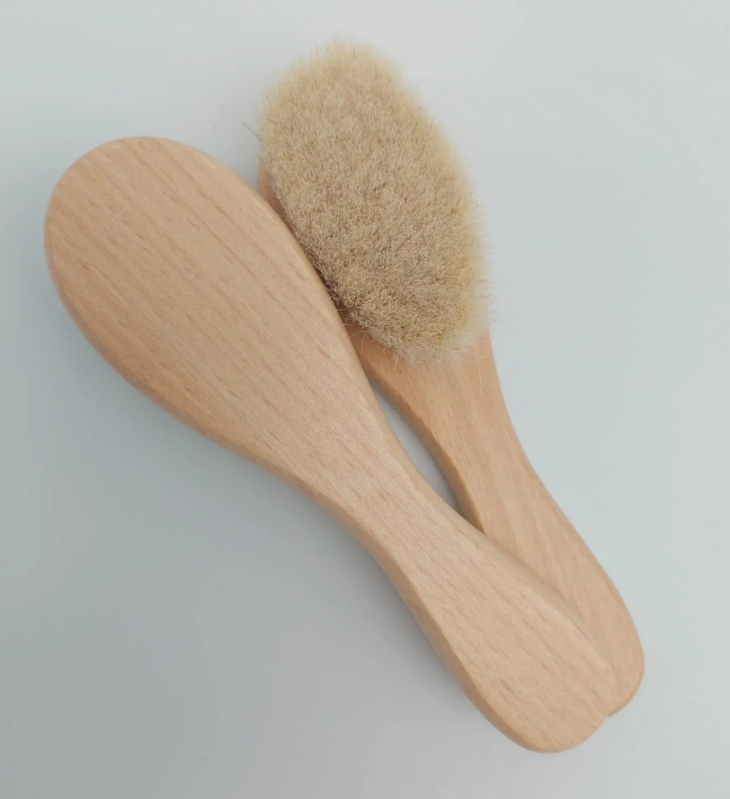 BabyBrush3 Baby Blanks : Baby Hair Beech Wood Brush