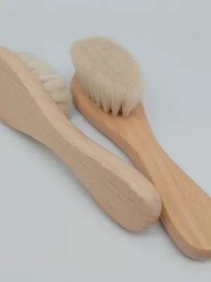 Babybrush4 Baby Blanks : Baby Hair Beech Wood Brush