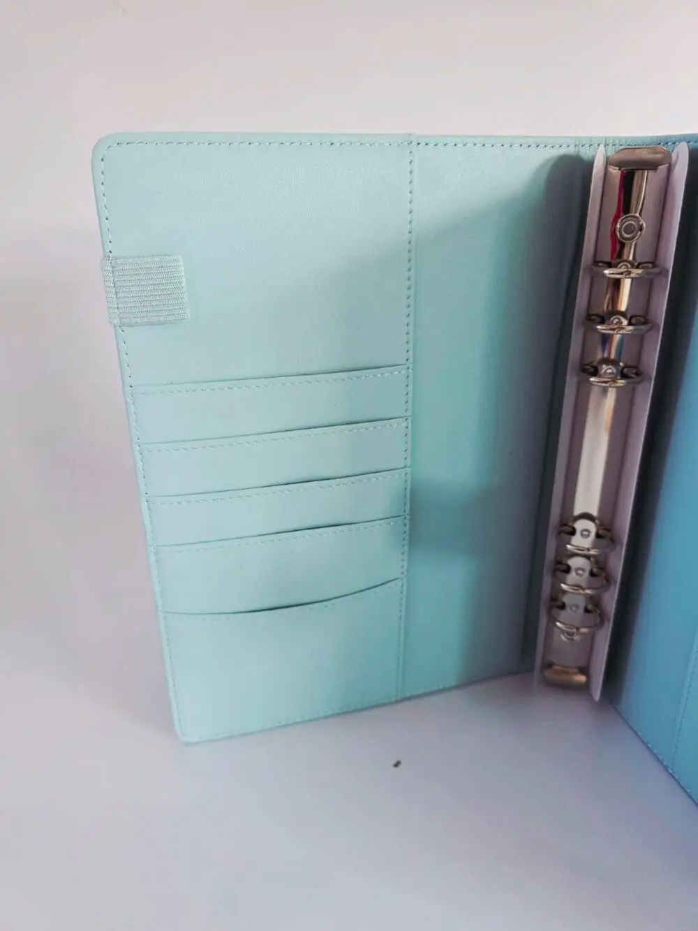 Irr_blueinner2 Budget Binders : A5 Iridescent Budget Binders