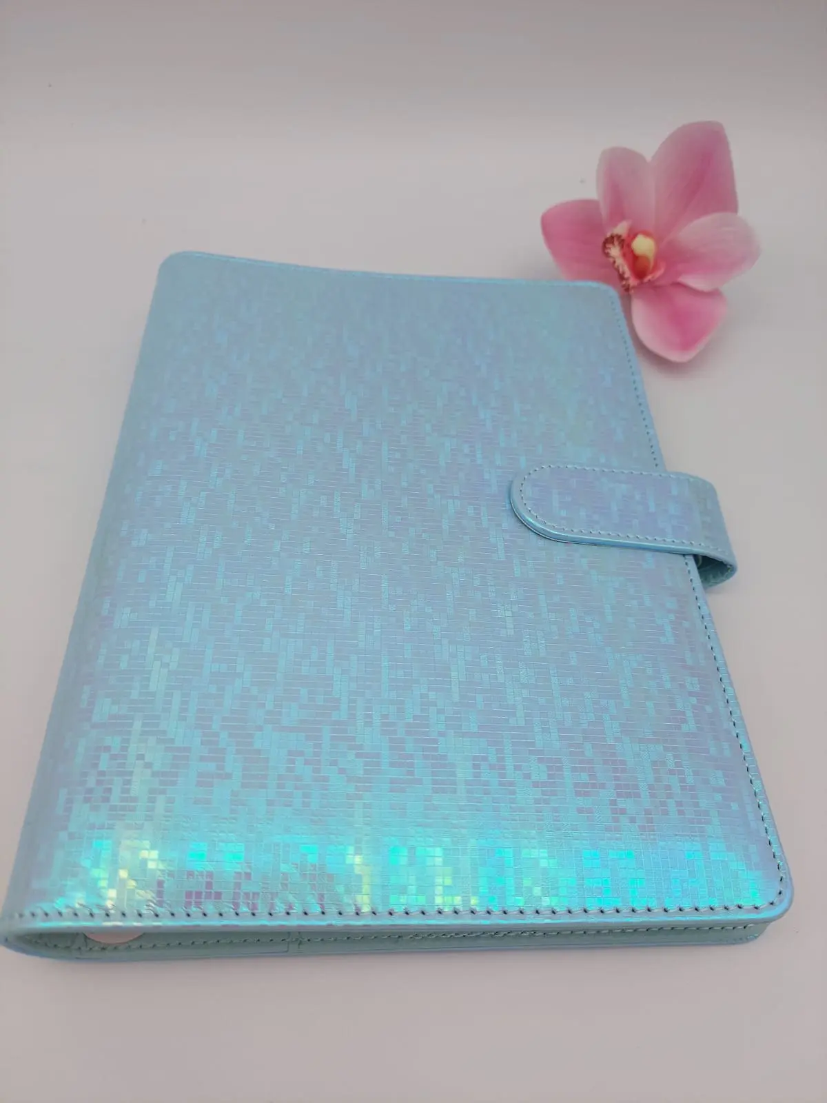 IrridesentBinder_BabyBlue2 Budget Binders : A5 Iridescent Budget Binders