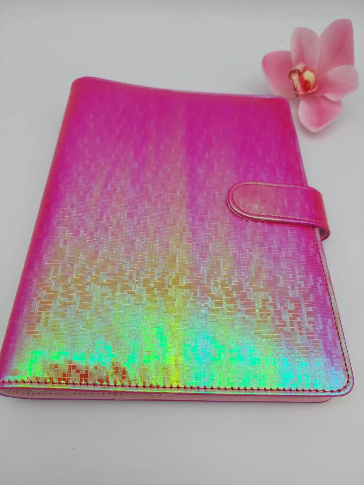 IrridesentBinder_HotPink3 Budget Binders : A5 Iridescent Budget Binders