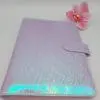 IrridesentBinder_SilverLilac Budget Binders : A5 Iridescent Budget Binders
