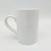 Sublimation Blanks : 10oz Slim Straight White Mug