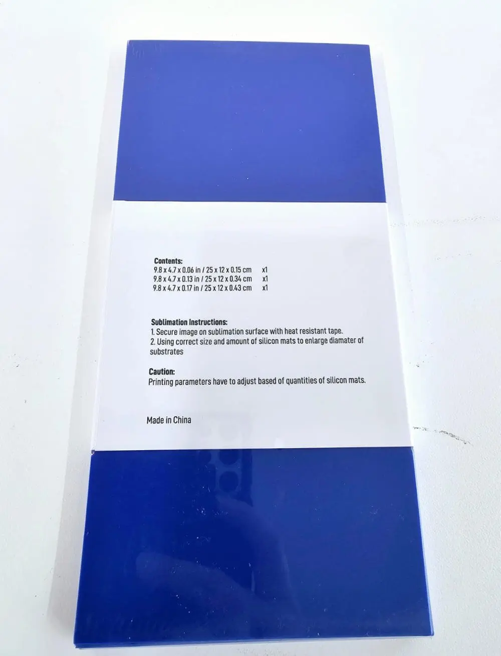 Blue Silicone Wraps Sublimation Blanks : Silicone Wraps for Mugs/Tumblers