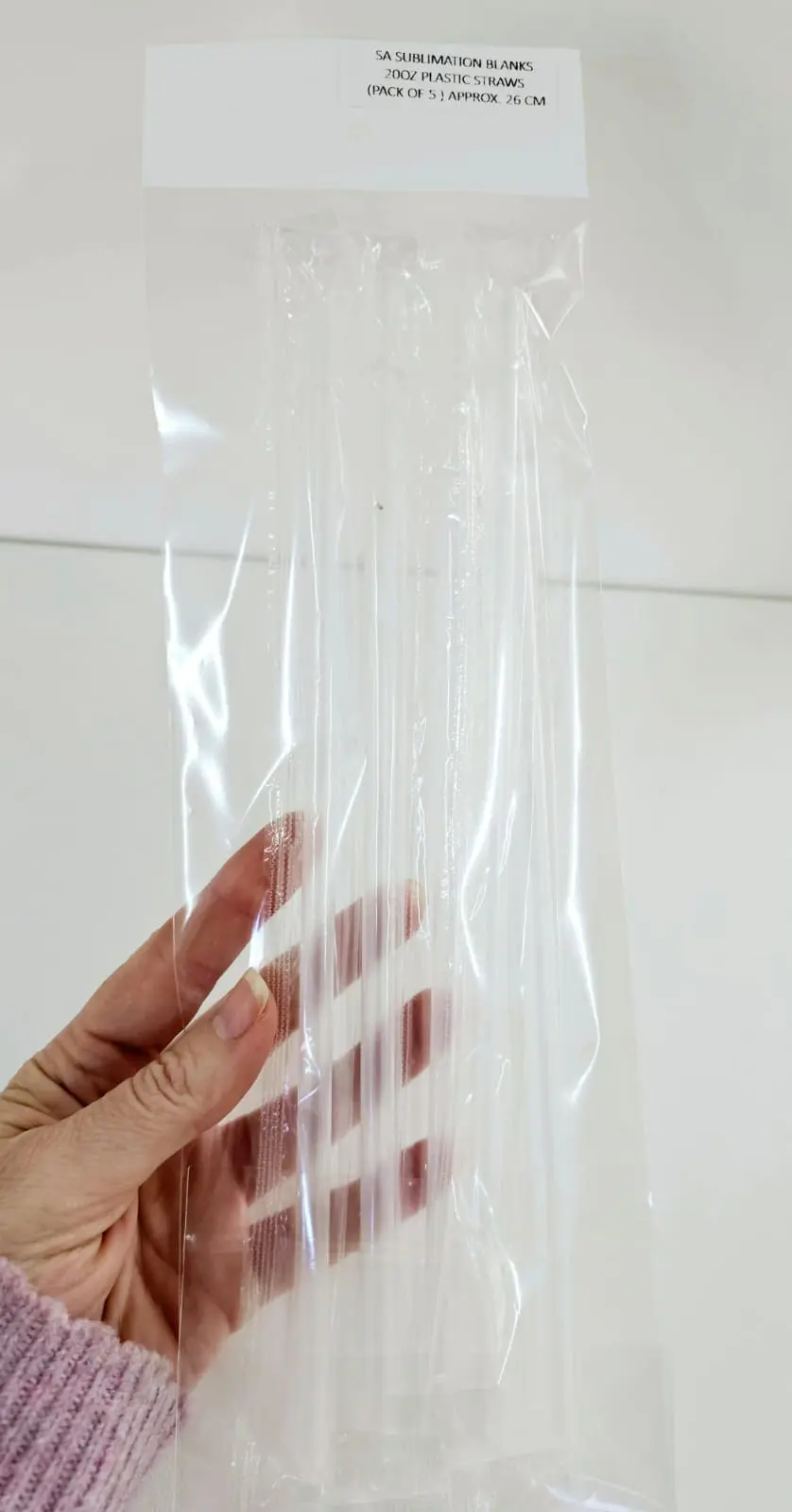 20ozPlastic straws_pack of 5 Consumables : Clear 30cm Plastic Straws Pack of 5 for 40oz Stanley Dupe or similar height tumblers