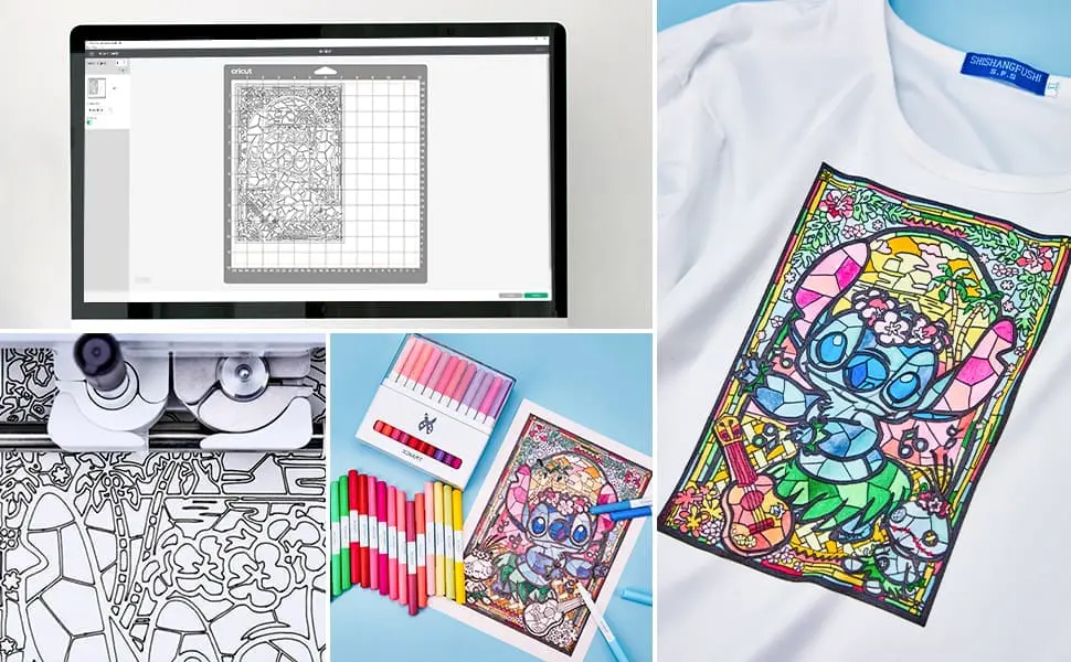 1 Sublimation/Infusible Ink Pen Set : 36 Xinart Dual Tip Pens for Cricut Makers/Explore & Air