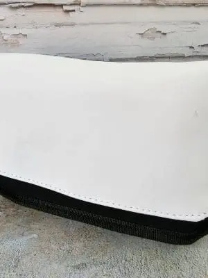Sublimation Blanks : Black Versatile Cosmetic, Toiletry or Pencil Bag