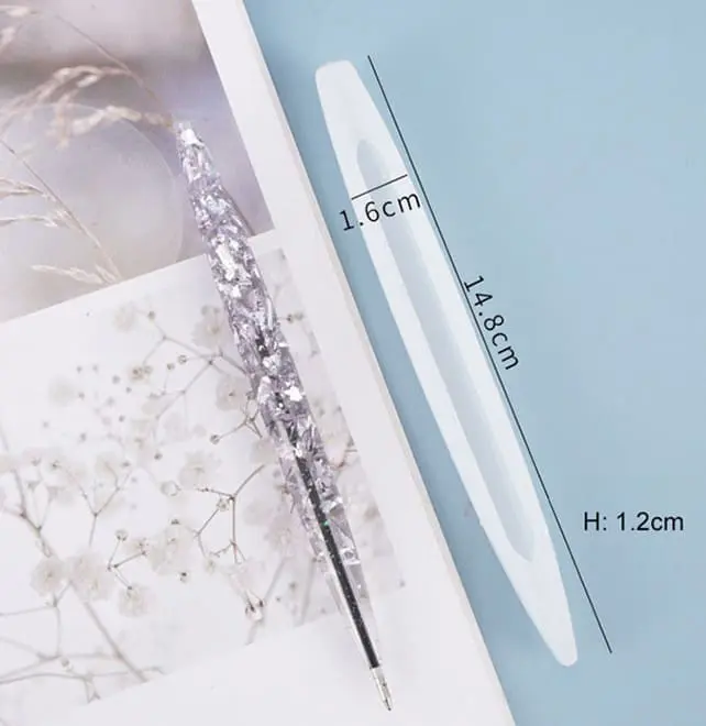 Resin & Epoxy : 3 Piece Silicone Pen Moulds
