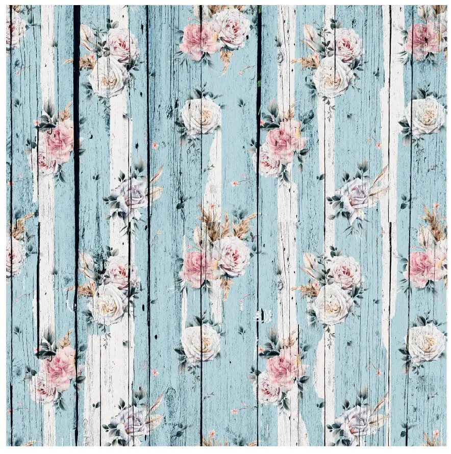Viola Patterned HTV & Adhesive : Shabby Rose (4)