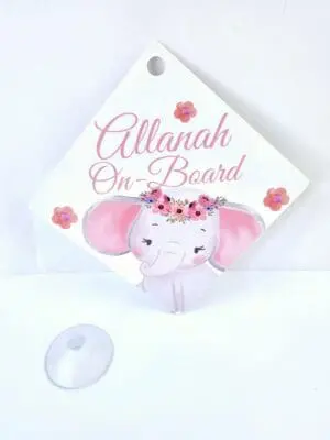 babycarsignonboard Laser & UV Print : Direct print to Baby Car Sign