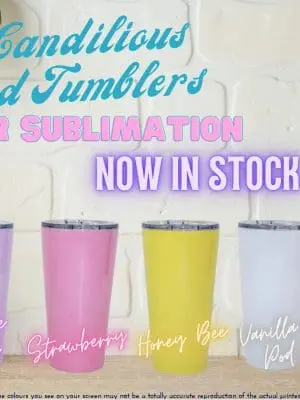 Sublimation Blanks : 16oz Candilious Slanted Tumblers Double Walled & Insulated