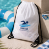 210D_8 Sublimation Blanks : 210D Polyester Drawstring Bags