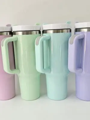 Sublimation Blanks : 40oz Macaron Tumblers (Stanley Dupe)