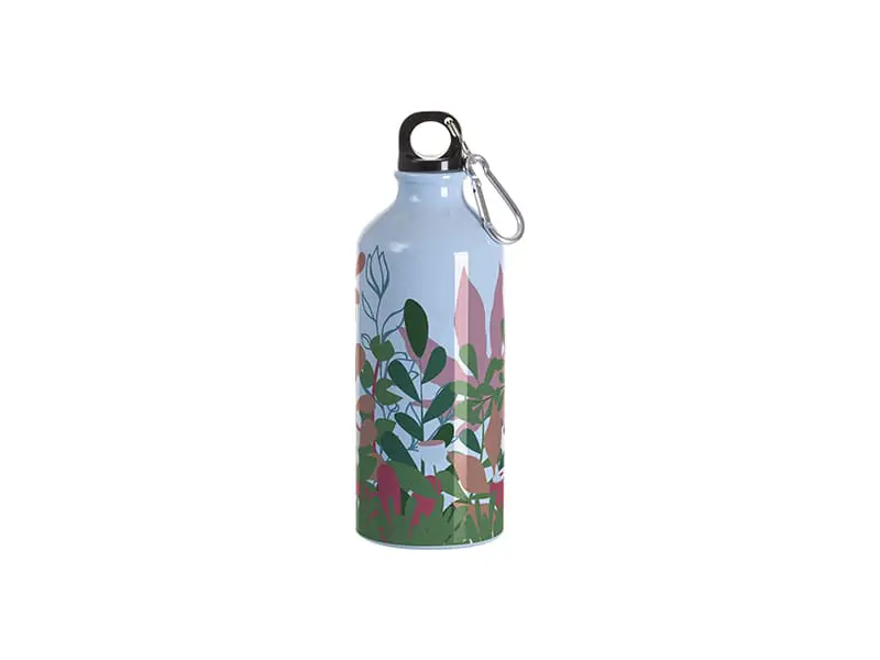600ml_Al_BluePrint Sublimation Blanks : 20oz Candy Coloured Aluminum Bottles