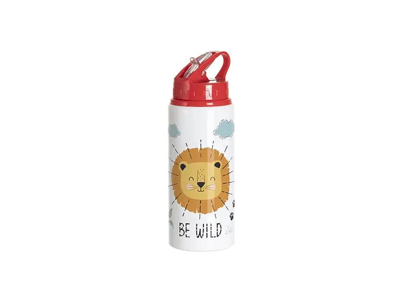600ml_Ali_RedPrint Sublimation Blanks : 20oz Coloured Flip Lid Aluminum Tumblers