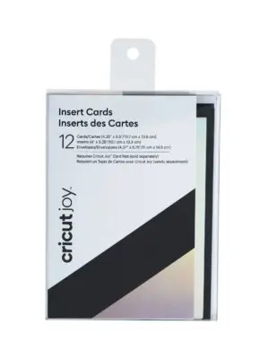 78143231 5400993636 2008045 : Cricut Joy Insert Cards 12 : Pack (Black/Holo) (Joy)