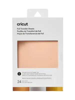 2008716 - Cricut Transfer Foil Sheets Sampler 10x15cm 24 sheets (Metallic)  