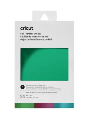 2008715 - Cricut Transfer Foil Sheets Sampler 10x15cm 24 sheets (Jewel)  