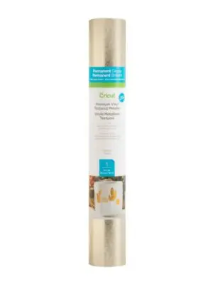 85894803 0790709255 2007742 - Cricut Premium Vinyl perm 30 5 cm x 122 cm (Textured Metallic Platinum)