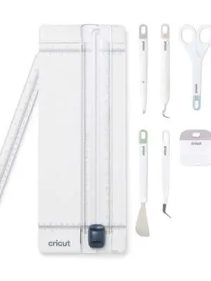 2008760 - Cricut 13 Inch Essential Tool Set  trimmer  scroing stylus  spatula  weeder  scraper  scissors  tweezers