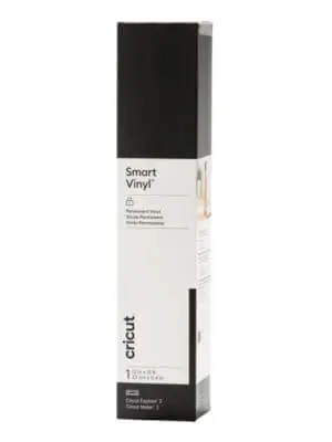 92006028 8011144699 2008662 - Cricut Smart Vinyl perm 33X640Cm 1 Sheet (Black)