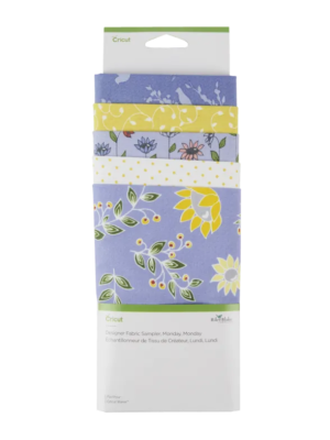 Cc-ds-fb-smpl-mm g44z 2005171 : Cricut Designer Fabric Sampler Monday Mon (Maker / Explore)