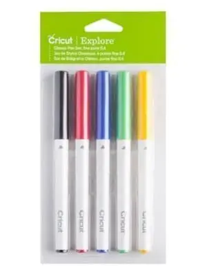 Cc-fine-pp-set-5pk-clas vhbh 2007635 - Cricut Explore/Maker Fine Point Pen Set 5-pack (Classics)