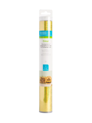 Cc-prem-vinyl-holo-thr-gd qkpc 2006887 : Cricut Premium Vinyl Holo Threads Gold 12X48 (Maker / Explore)